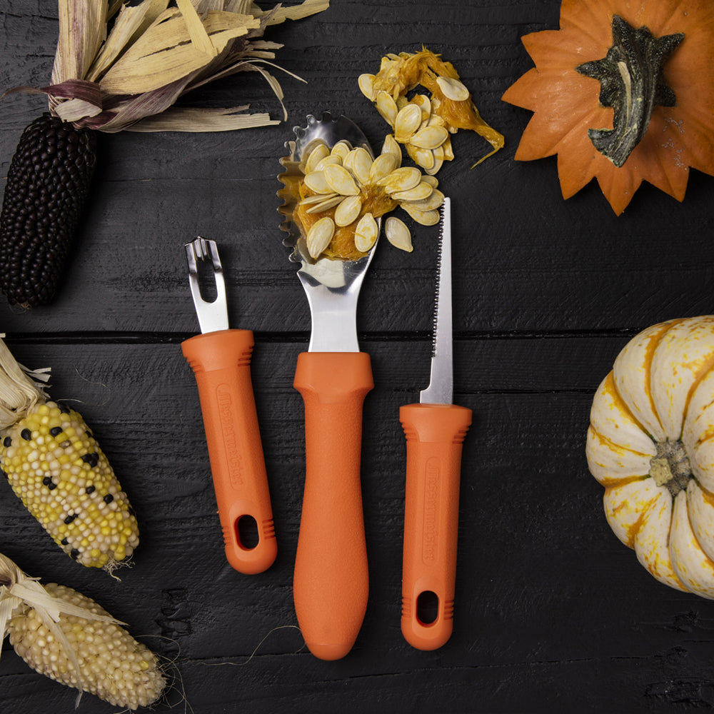 3-Piece Pumpkin Carving Set_Pumpkin Scraper